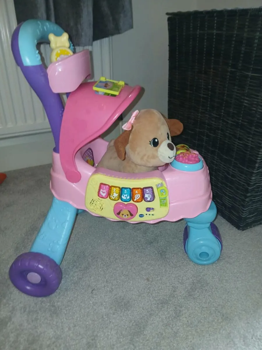 V Tech Push Along Pet Carrier. (Price New €40) - Image 1