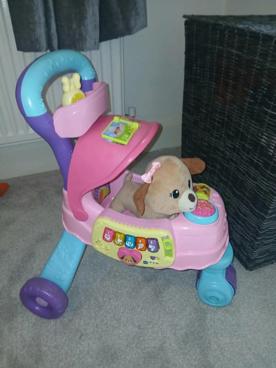 V Tech Push Along Pet Carrier. (Price New €40) - Image 2