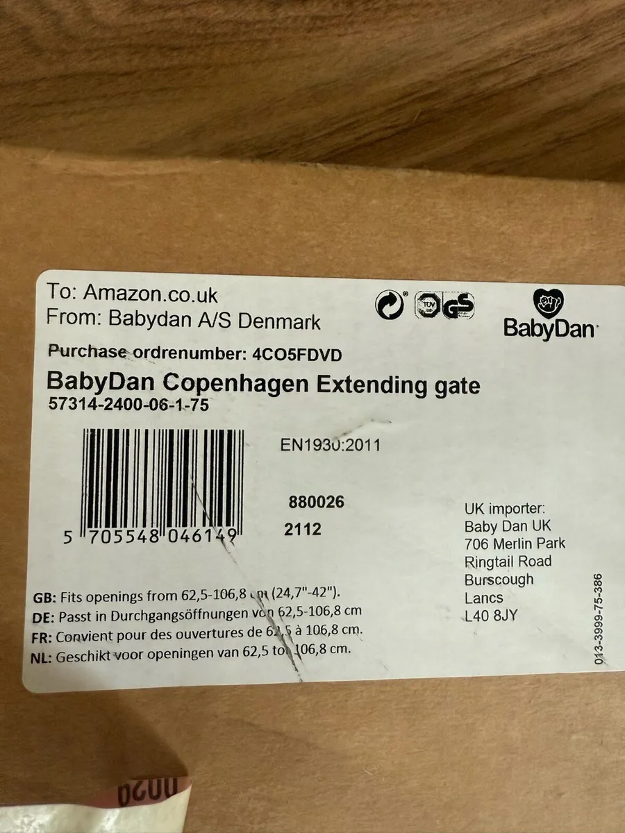 Baby extending gate - Image 1