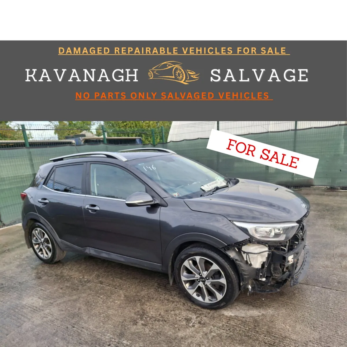 201 Kia Stonic 1.6 Diesel Light Damage - Image 1