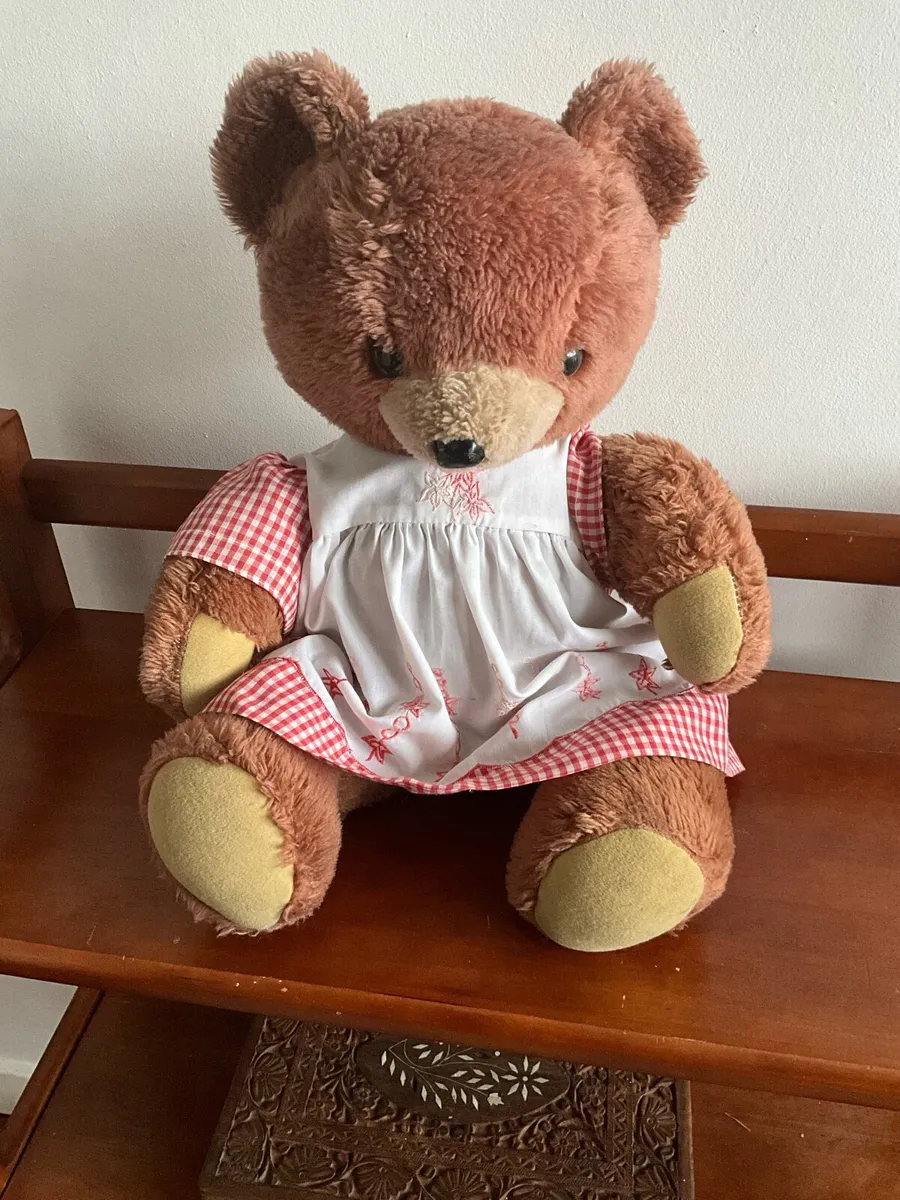 Vintage Brown Teddy Bear - Image 1