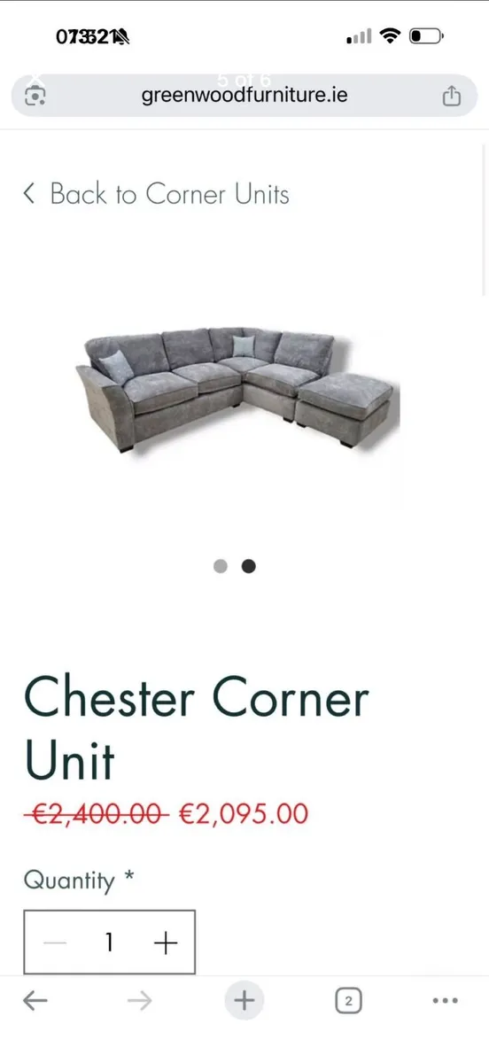Corner sofa - Image 1