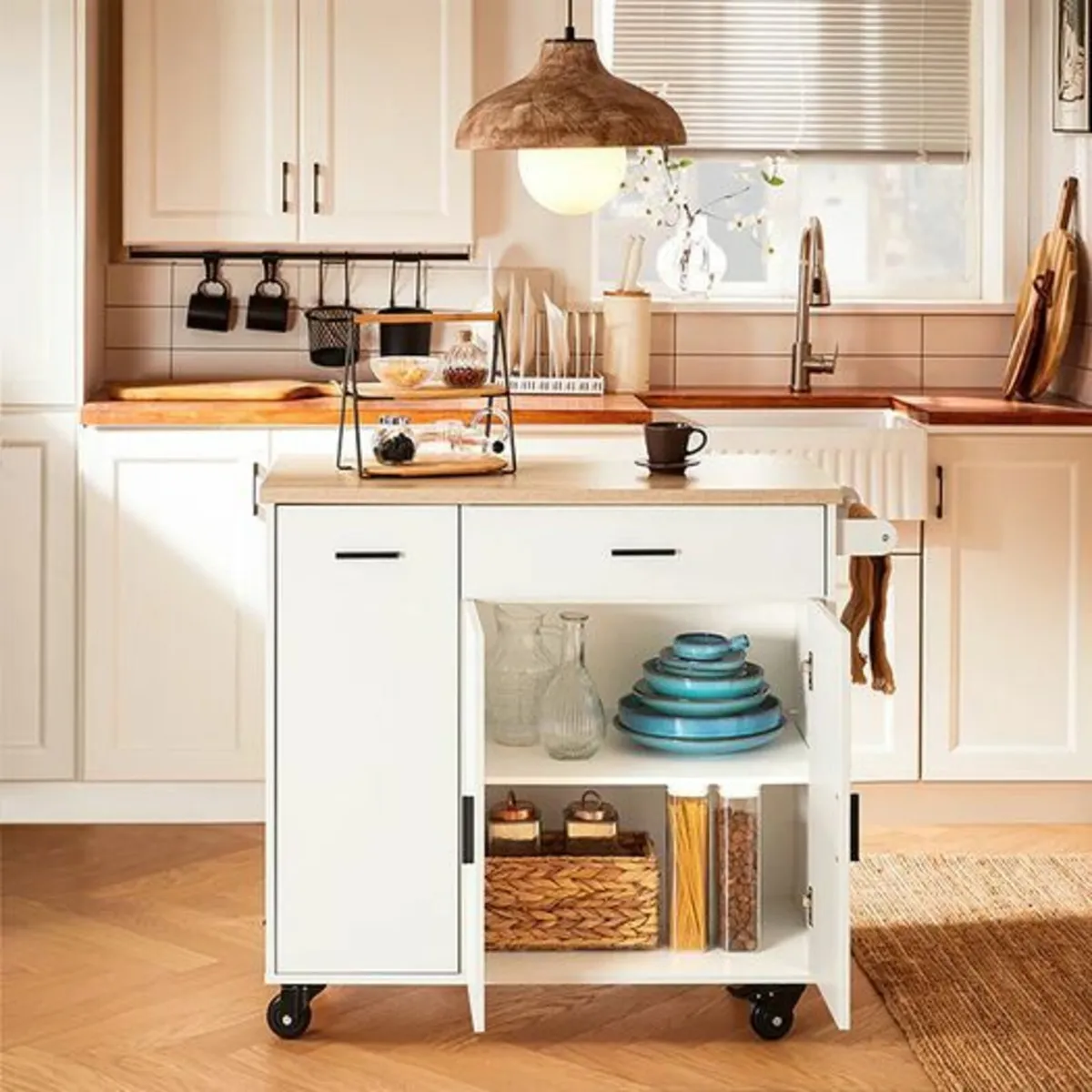 Kitchen Island Trolley portable - Image 2