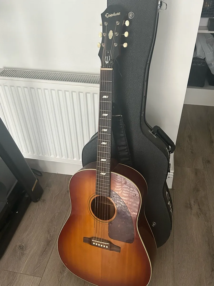 EPIPHONE guitar TEXAN LE plus case