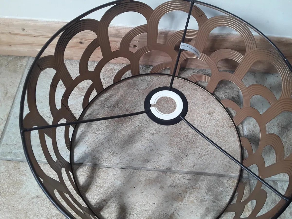 Brand new metal art deco pendant shade - Image 2