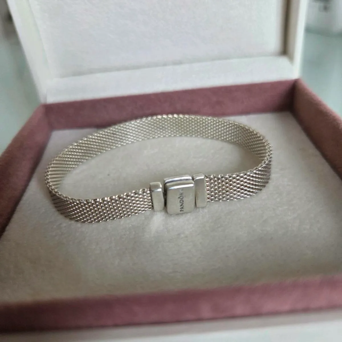 Pandora mesh bracelet size small 15cm - Image 1