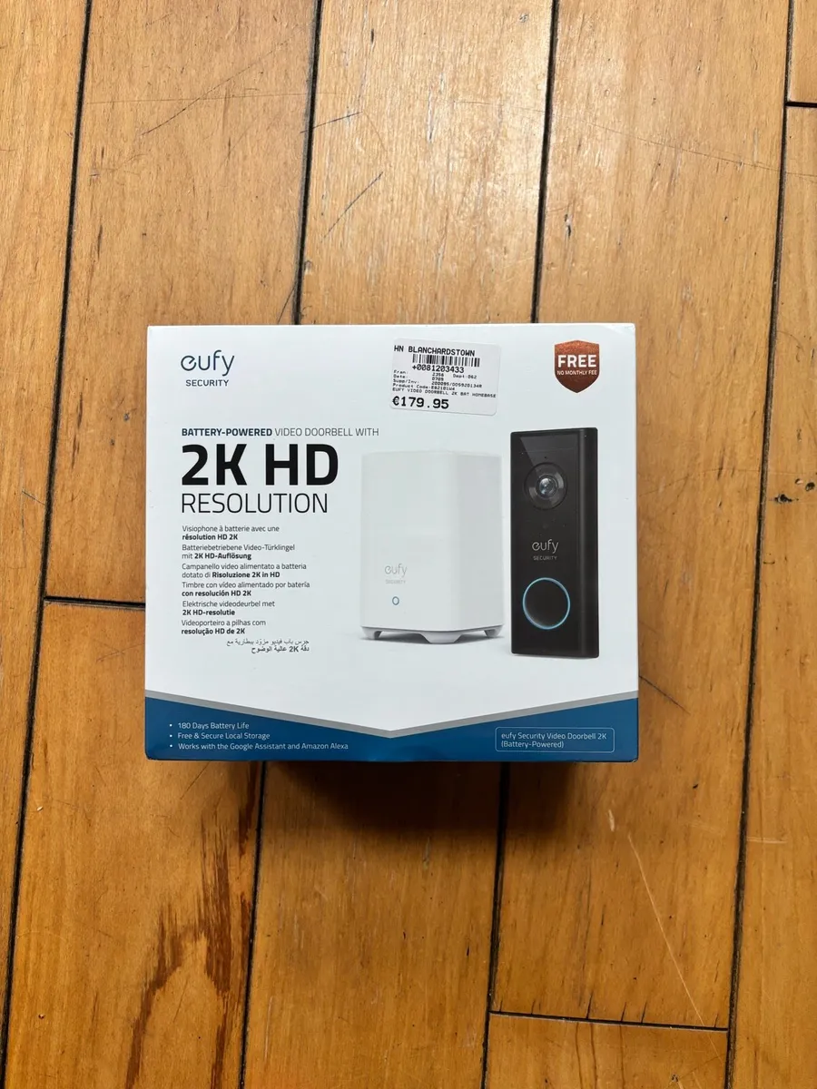 Eufy 2K HD Doorbell  - Unopened - Image 1