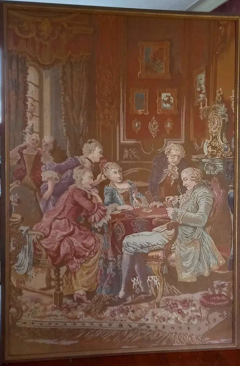 Large antique tapestry