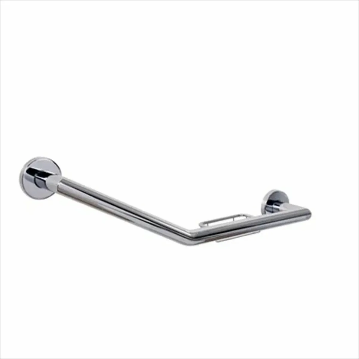 GC Handyman - Steel Shower Grab Rail inc Soap Tray