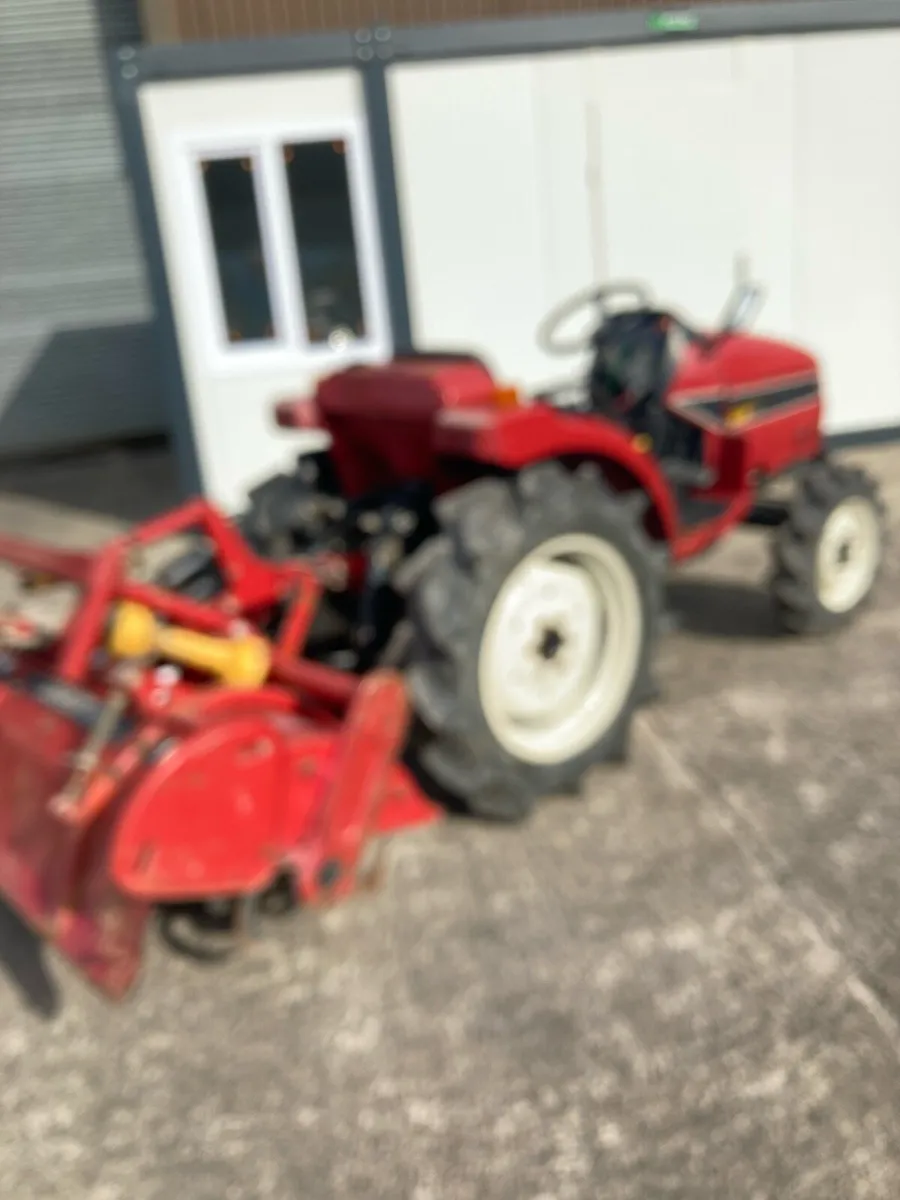 Mini tractor rotavator - Image 1