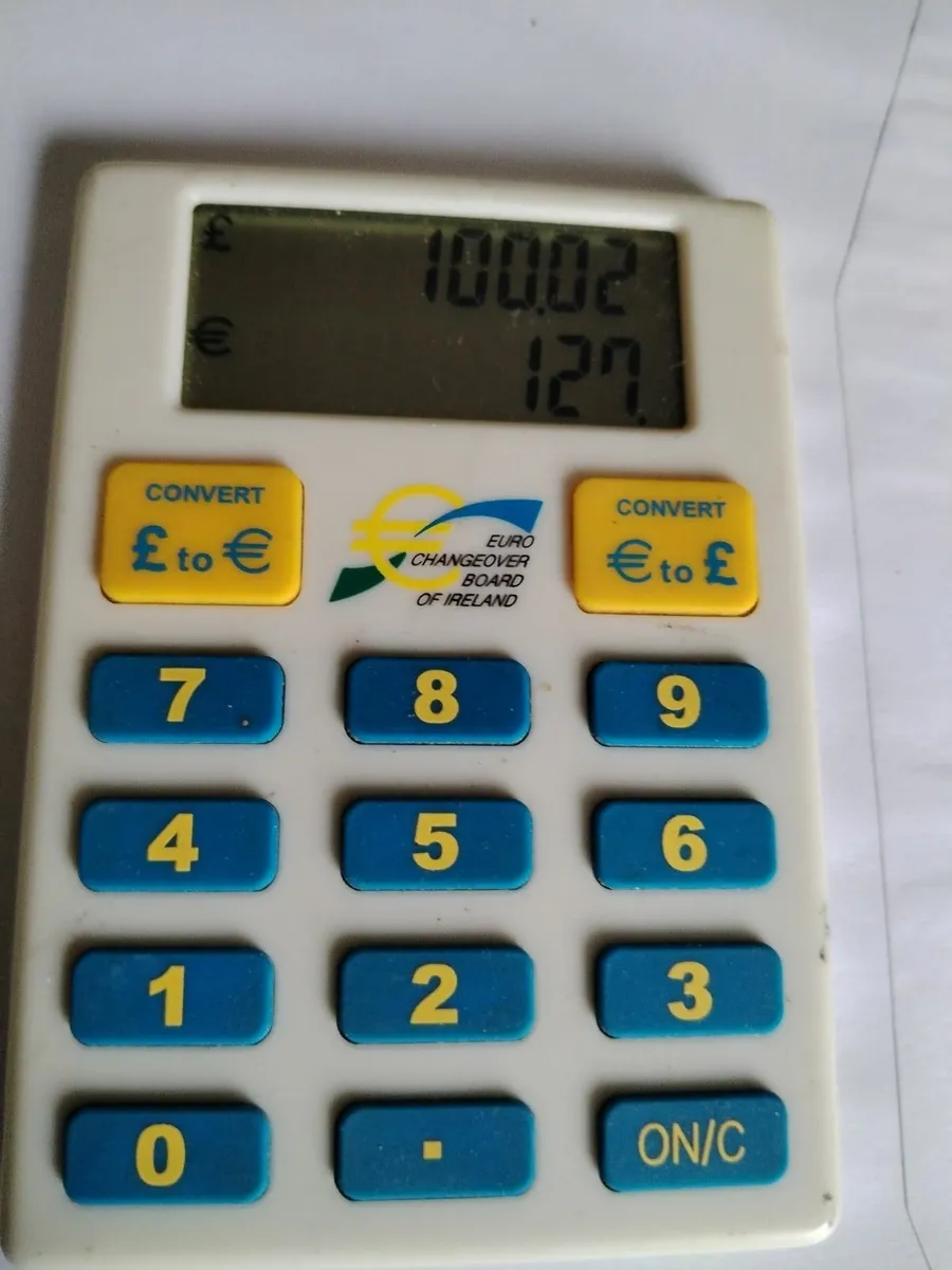 Vintage Euro Pocket Calculator - Image 1