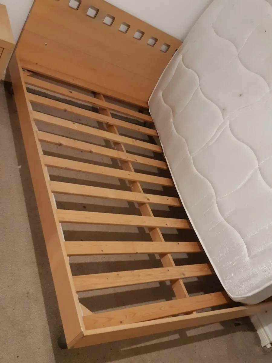 Free Double Bed and Mattress - Image 2