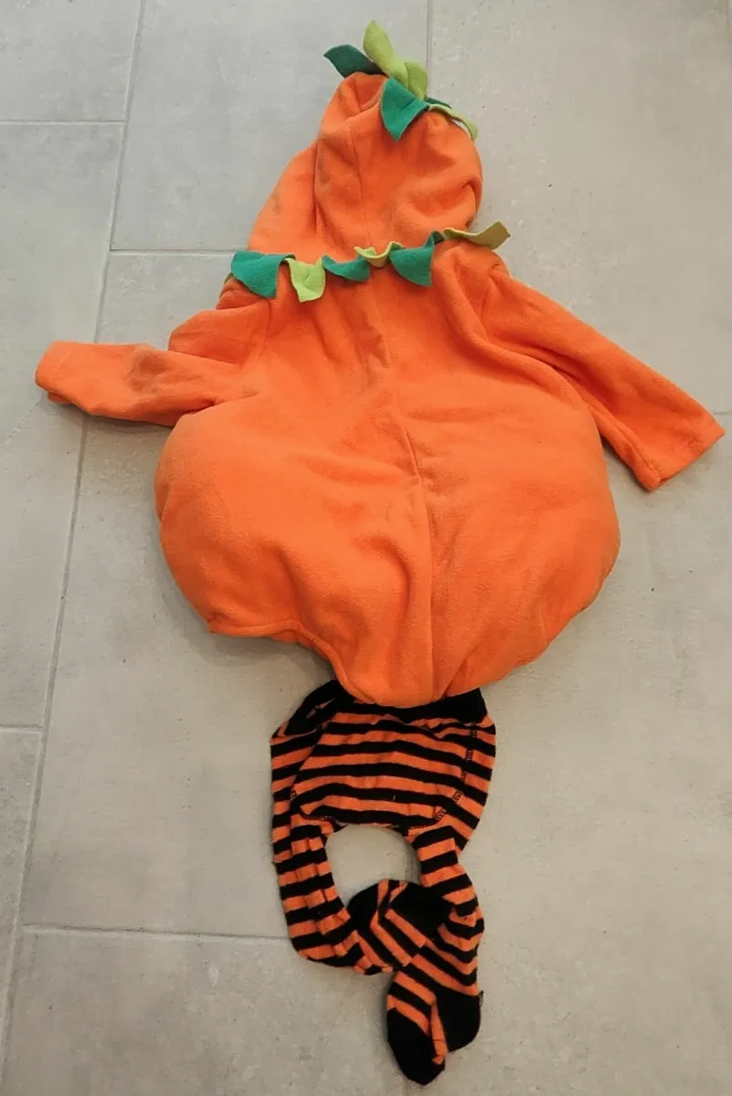 Halloween Baby Costume Set Bee & Pumpkin - Image 2