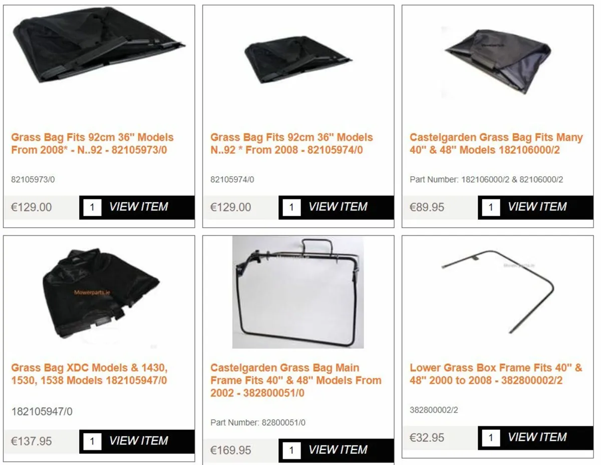 Castelgarden Mountfield Honda Stiga Parts - Image 2
