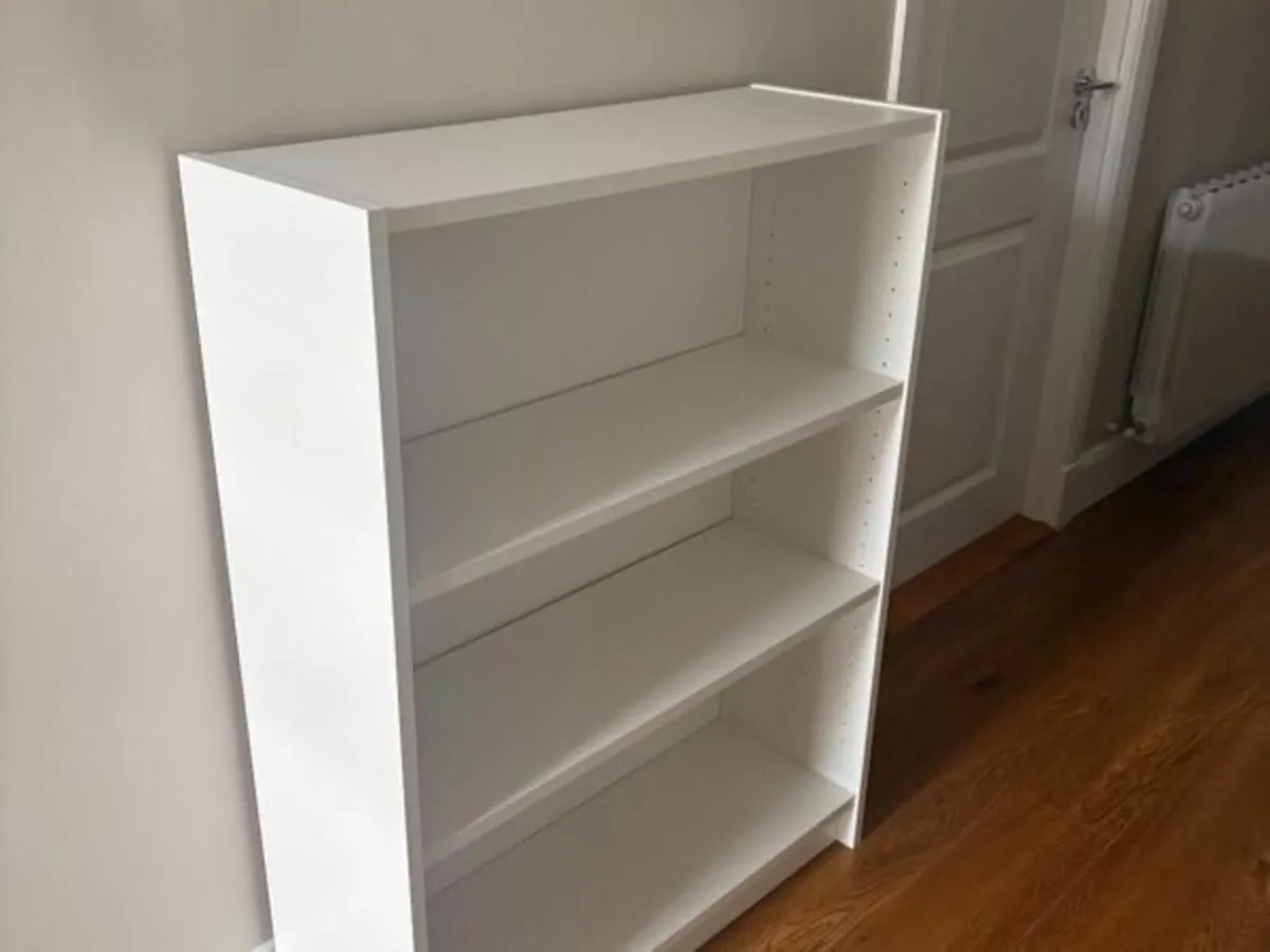 White bookcase