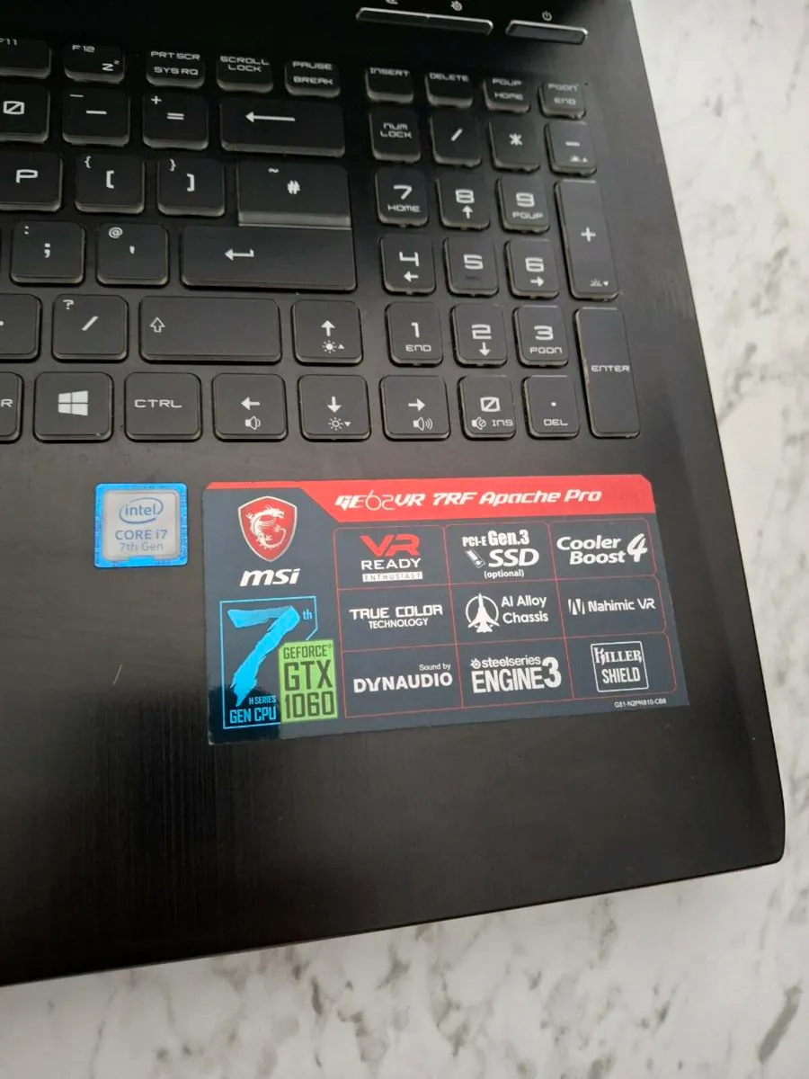 Gaming Laptop MSI Apache Pro GE62VR 7RF - Image 3