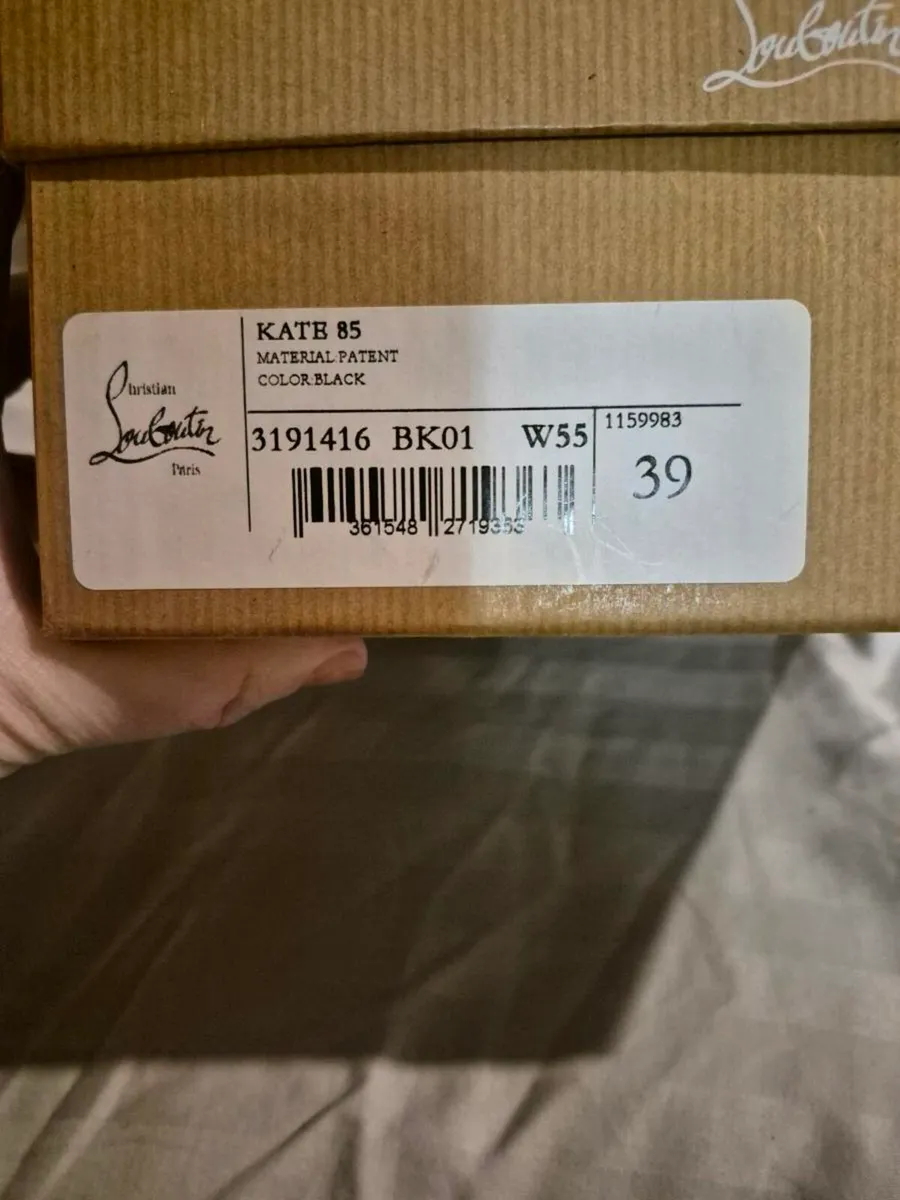 Christian louboutin Kate 85 Black patent shoes - Image 1