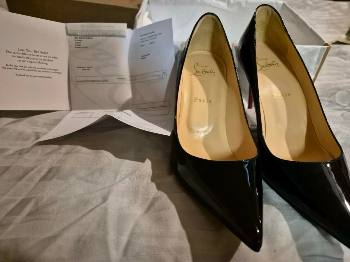Christian louboutin Kate 85 Black patent shoes - Image 2