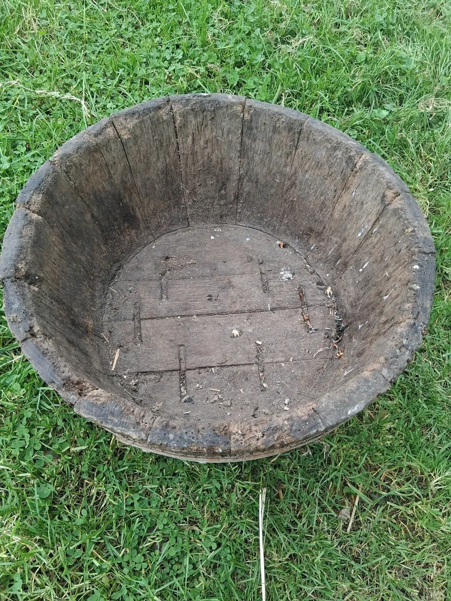 Antique Wooden barrel - Image 2