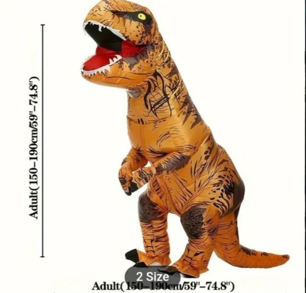 Inflatable dinosaur T-Rex Costume - Image 3