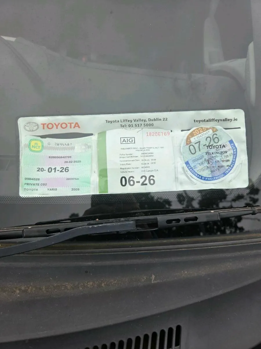 Toyota Yaris NCT & Tax - Image 3