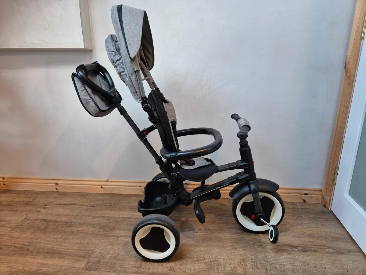 QPlay Rito Star Folding Trike Grey - Image 1