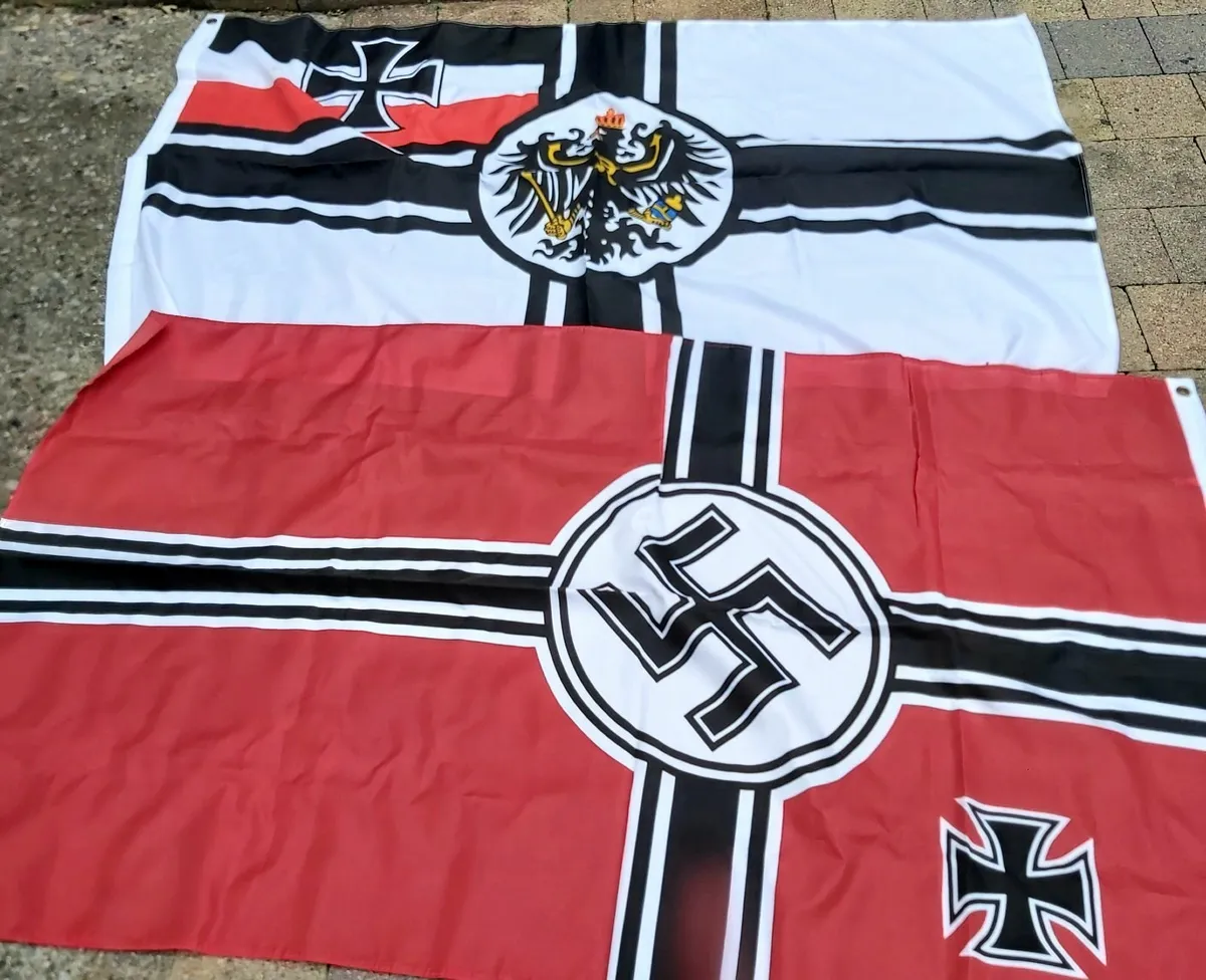 German Navy flags two