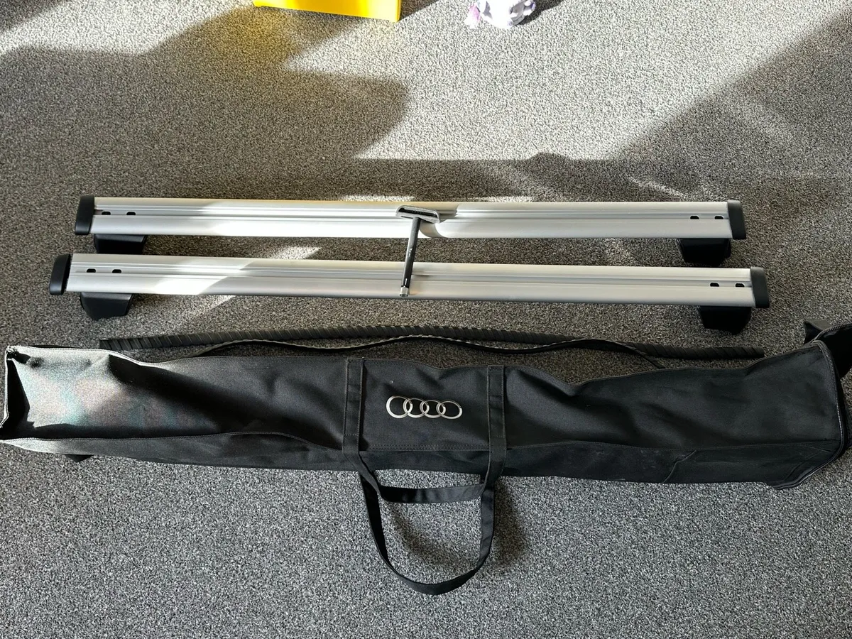 Geniune audi q5 roof bars 8r 2008-2017 - Image 1