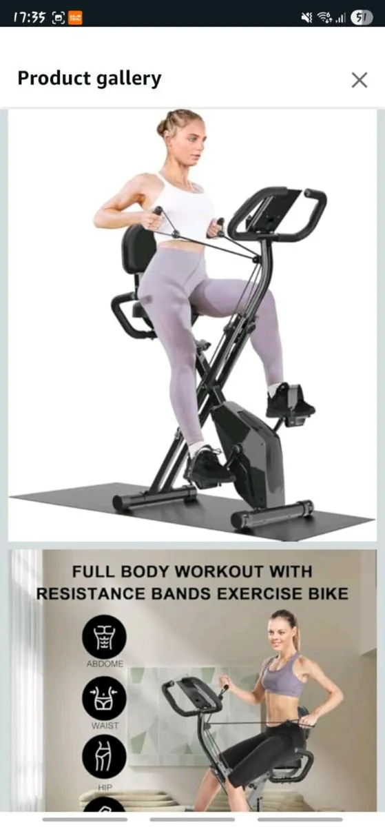 Exercise bike foldable - Image 4