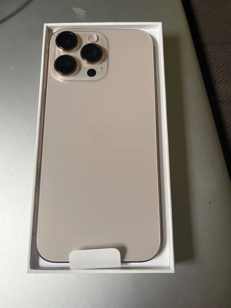 iPhone 16 pro max  desert titanium 256gb - Image 1