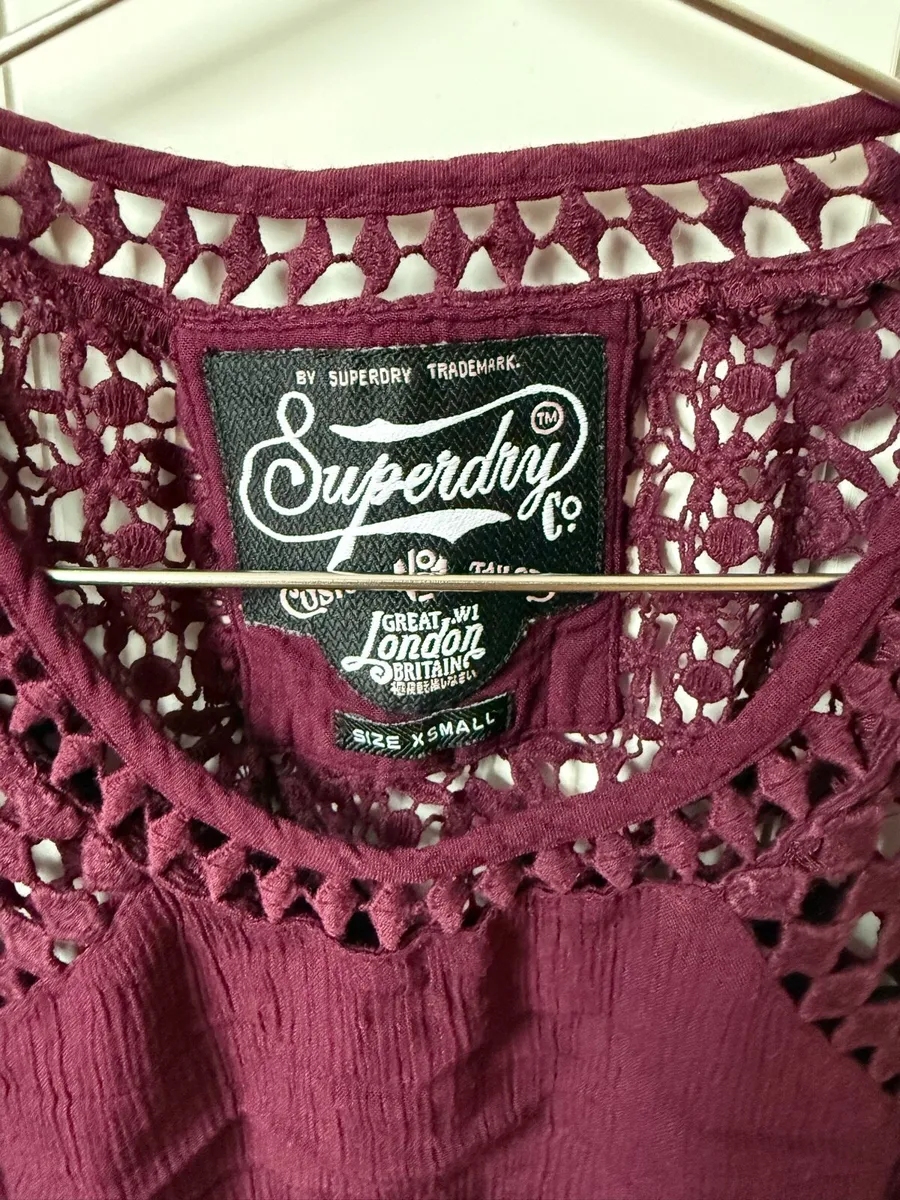 Superdry women ladies sleeveless shirt, tank top - Image 2