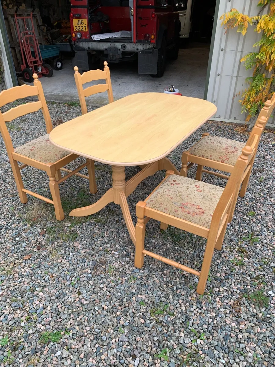 Dining Table & Chairs - Image 1