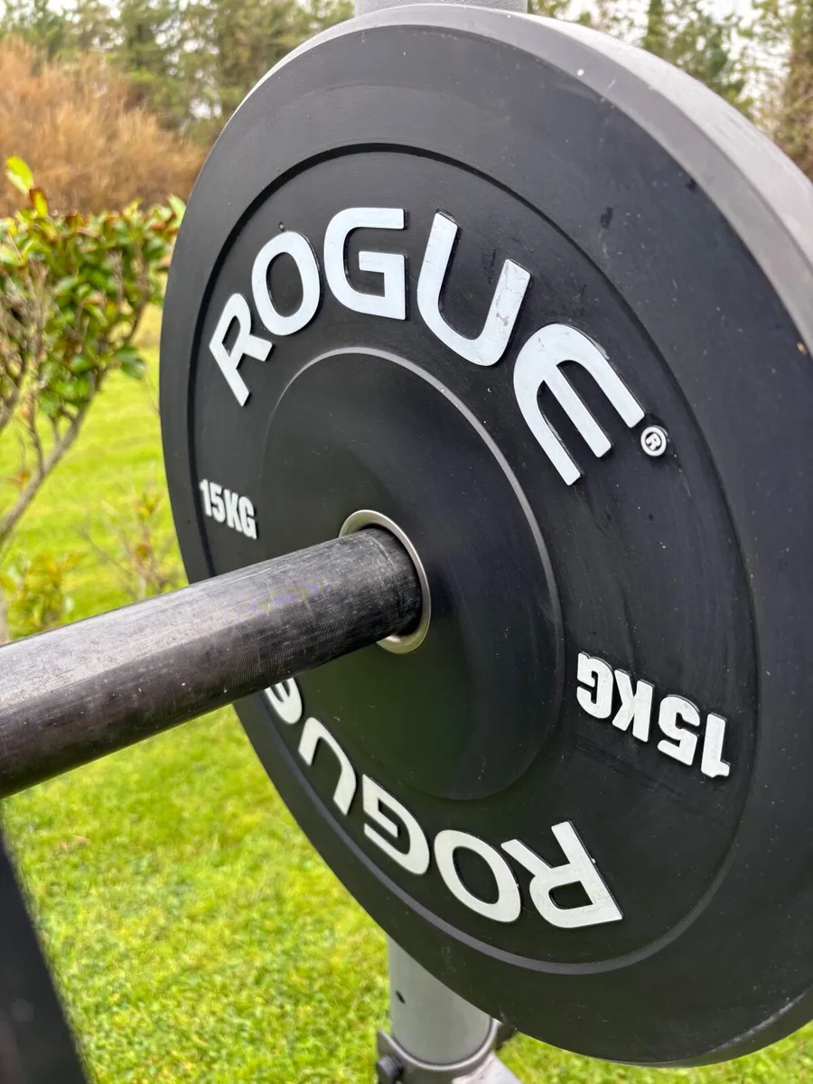 Men's Olympic Bar+70kg weighs,  squat rack - Image 4