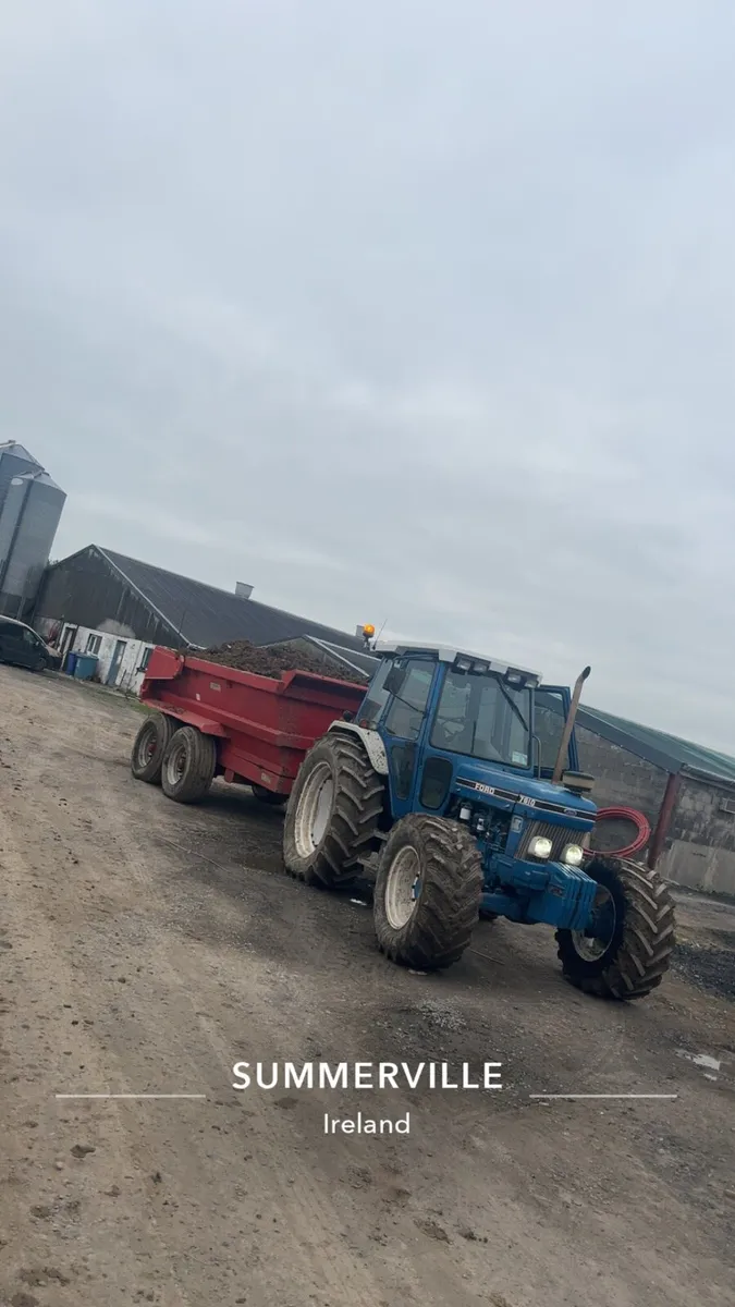 Tractor and Dump trailer hire - Image 1