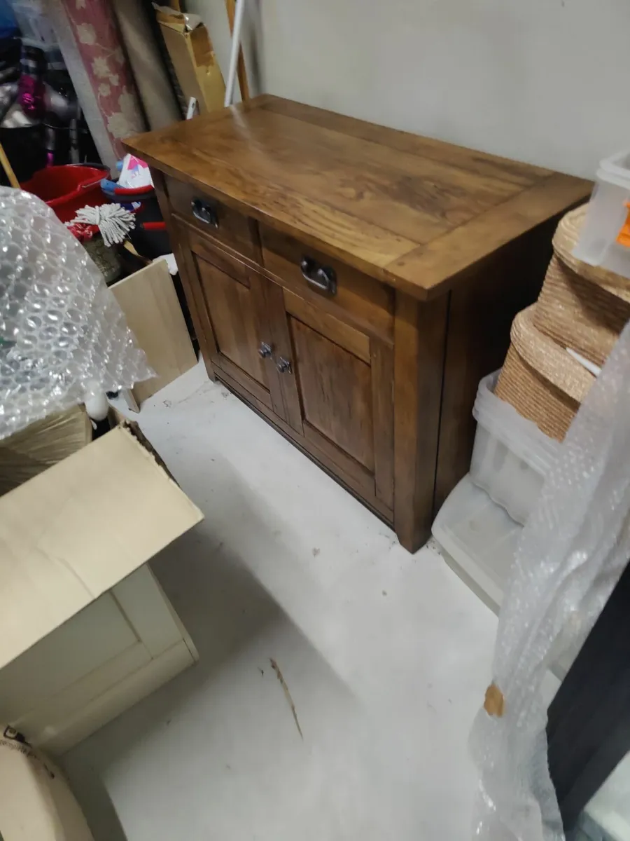 Varnished wooden sideboard - Image 1