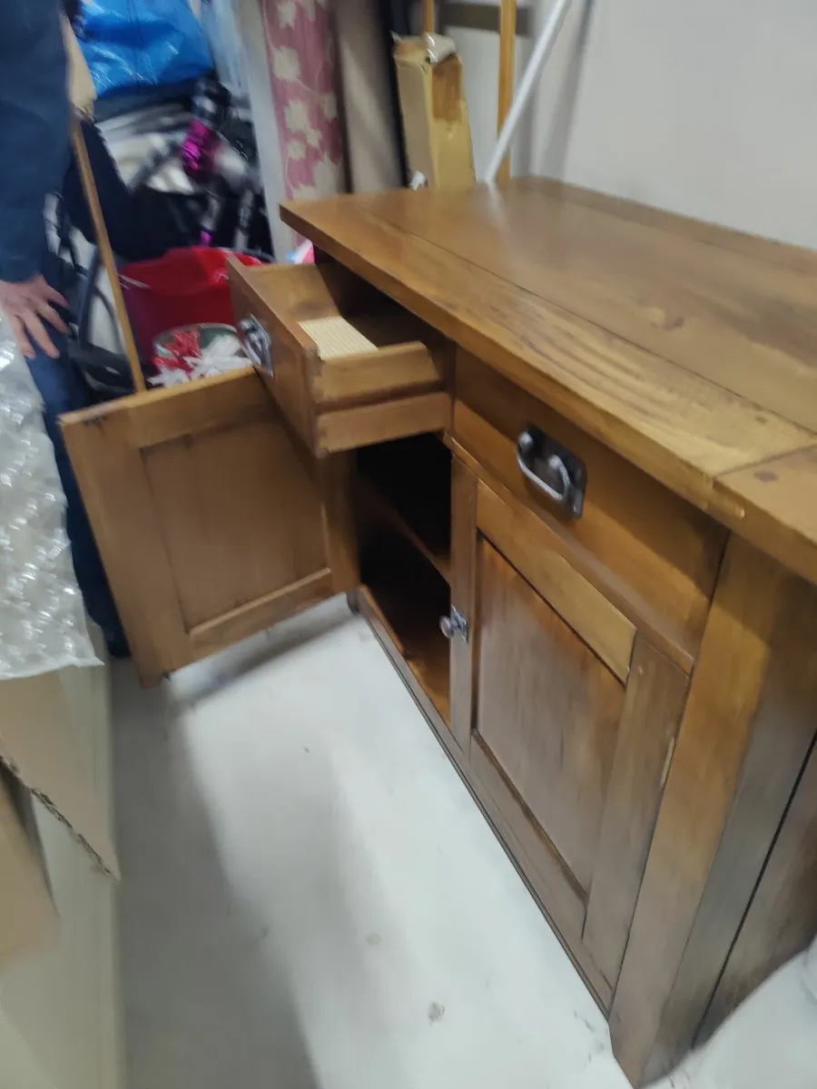 Varnished wooden sideboard - Image 4