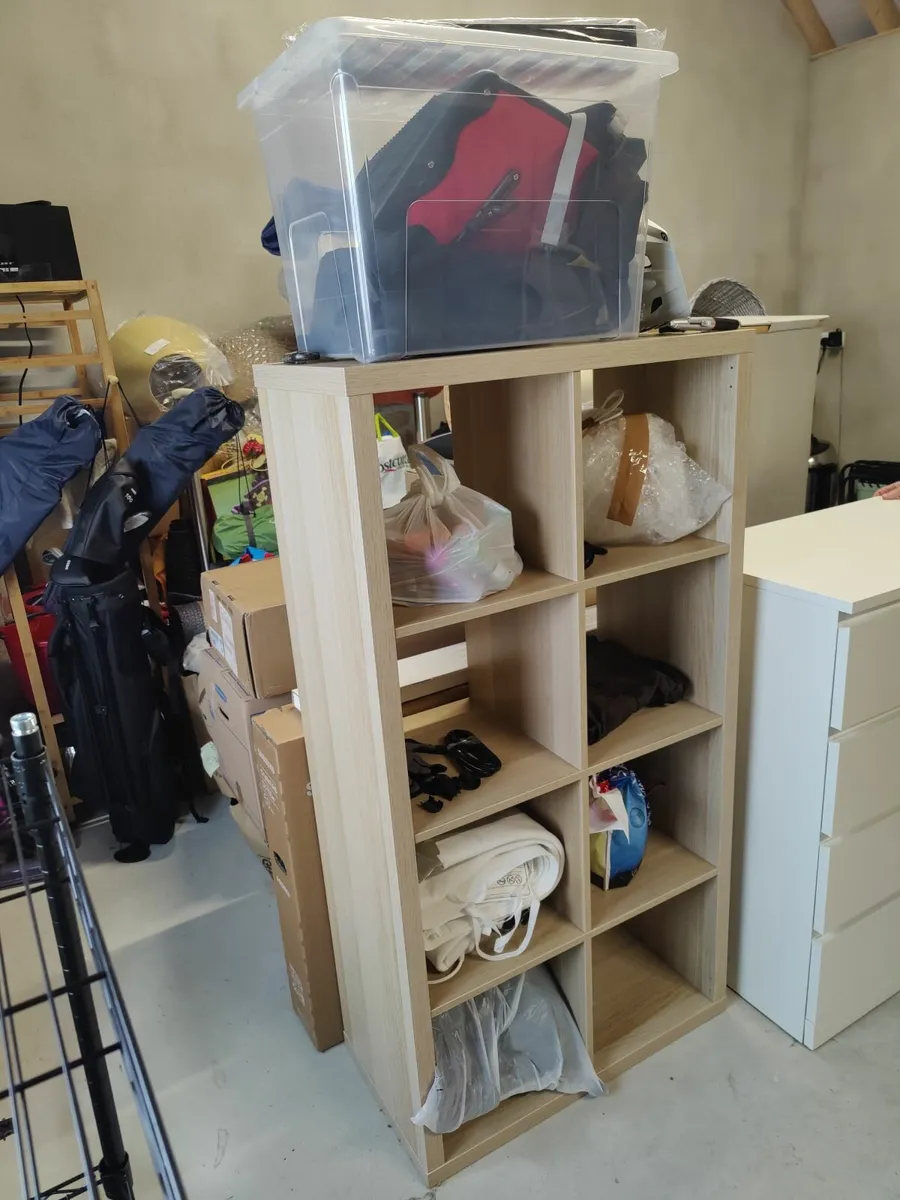 Ikea Kallax shelving  / storage unit - white-stain - Image 2