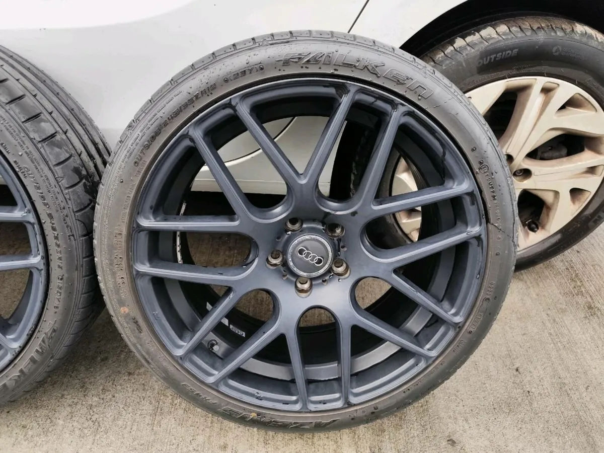 19" alloys for Audi, VW, Skoda, Seat with tyres - Image 2