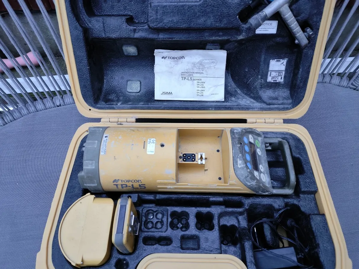 Topcon pipe laser