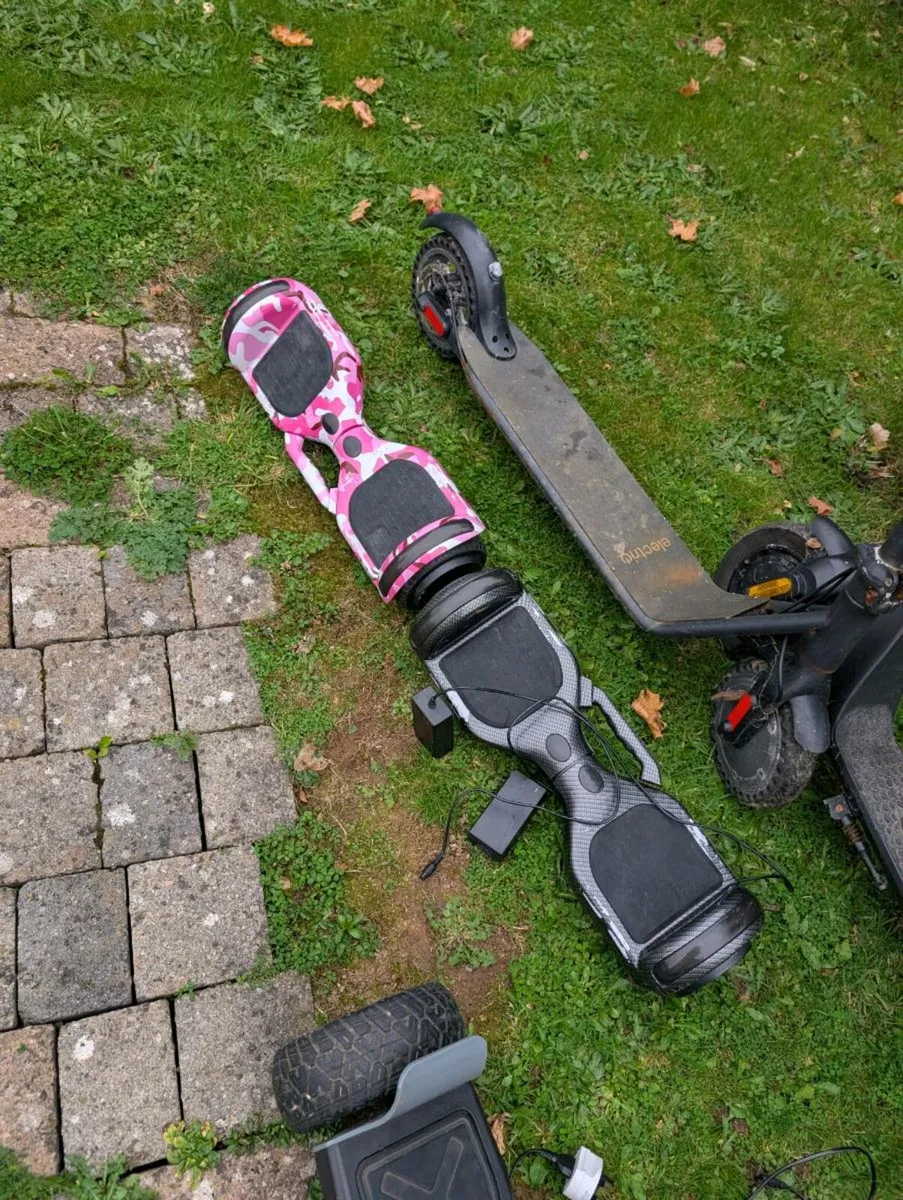 3 Hoverboards & 2 electric scooters parts/repair - Image 4