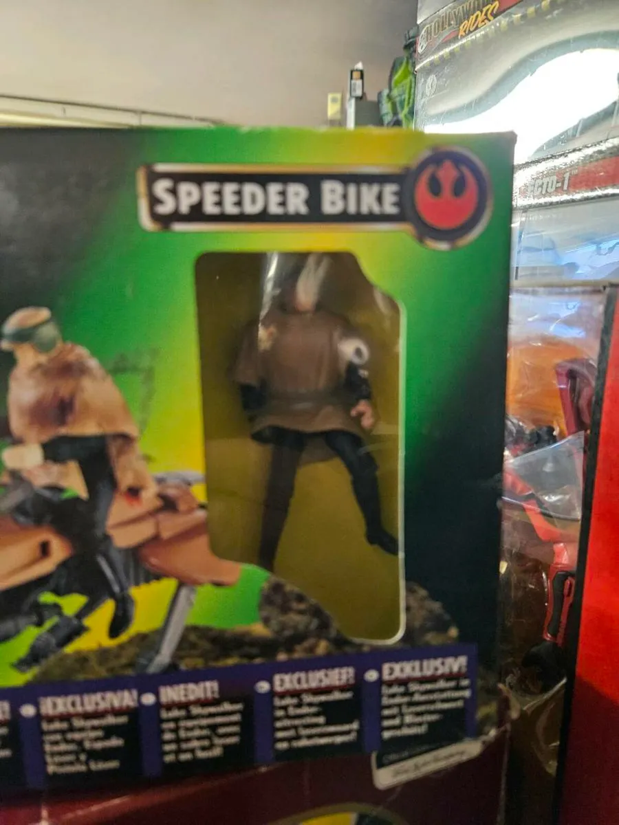 Star Wars POTF2 Luke Skywalker and Speeder Bike - Image 2