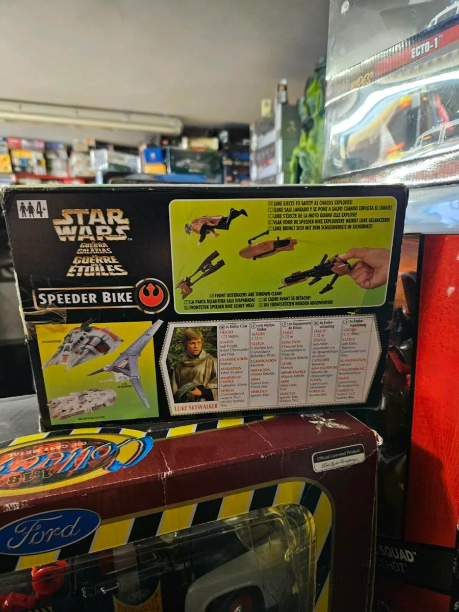 Star Wars POTF2 Luke Skywalker and Speeder Bike - Image 3