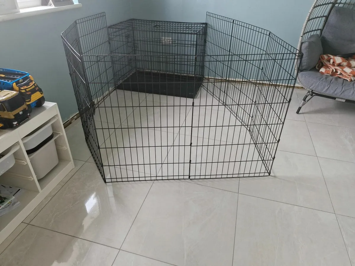Dog pen and xl cage - Image 1