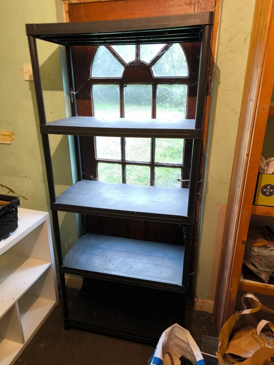 5 Shelf Plastic Shelving Unit (x2) - Image 2