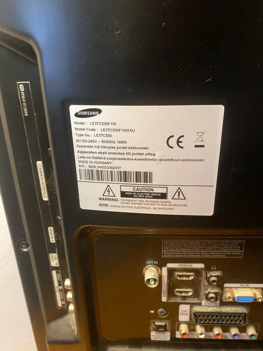 Samsung 37” TV for Sale - Image 4