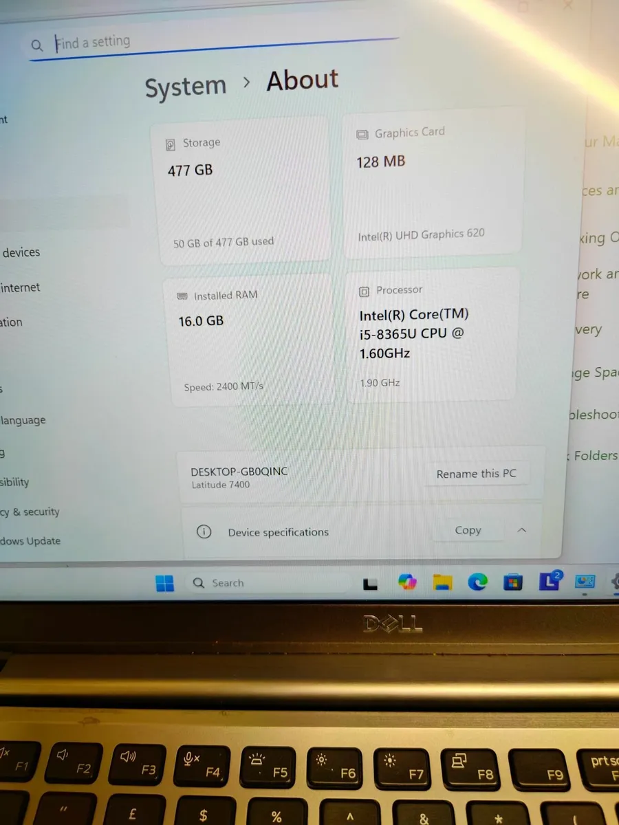 Dell Latitude 7400 – Touchscreen - Image 2