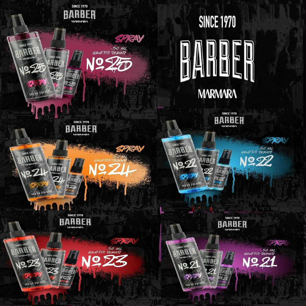 Barber Marmara Men's Cologne X 5, Free Post - Image 2