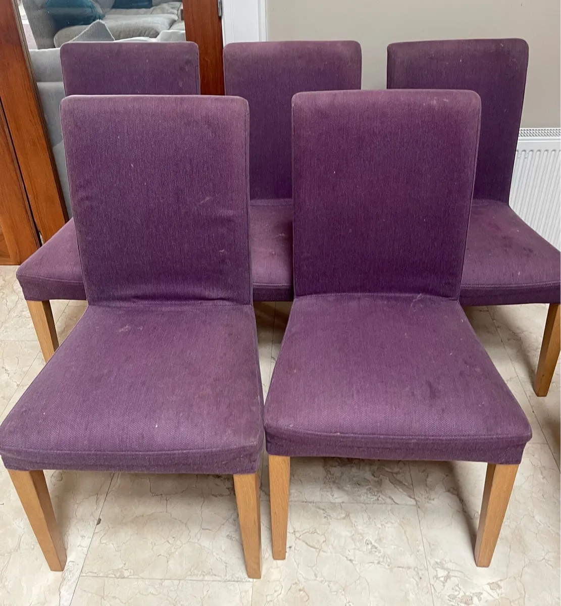 Free To Take Away - 5 x Kitchen Dining Chairs