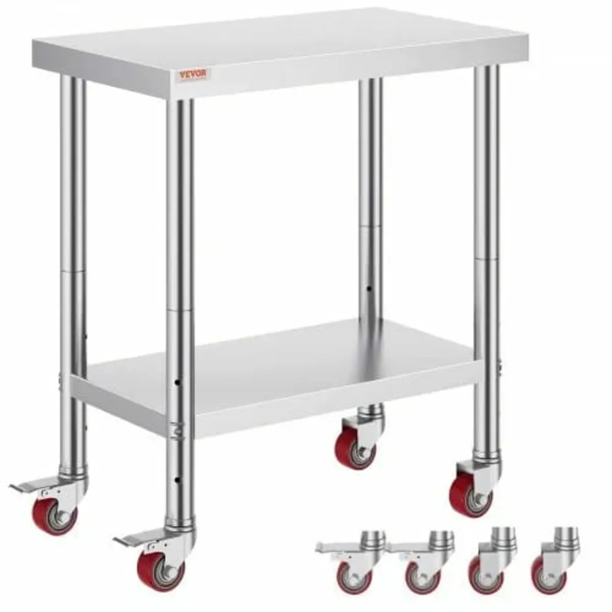 Catering Work Table 30x18 Inch Commercial Kitchen - Image 1