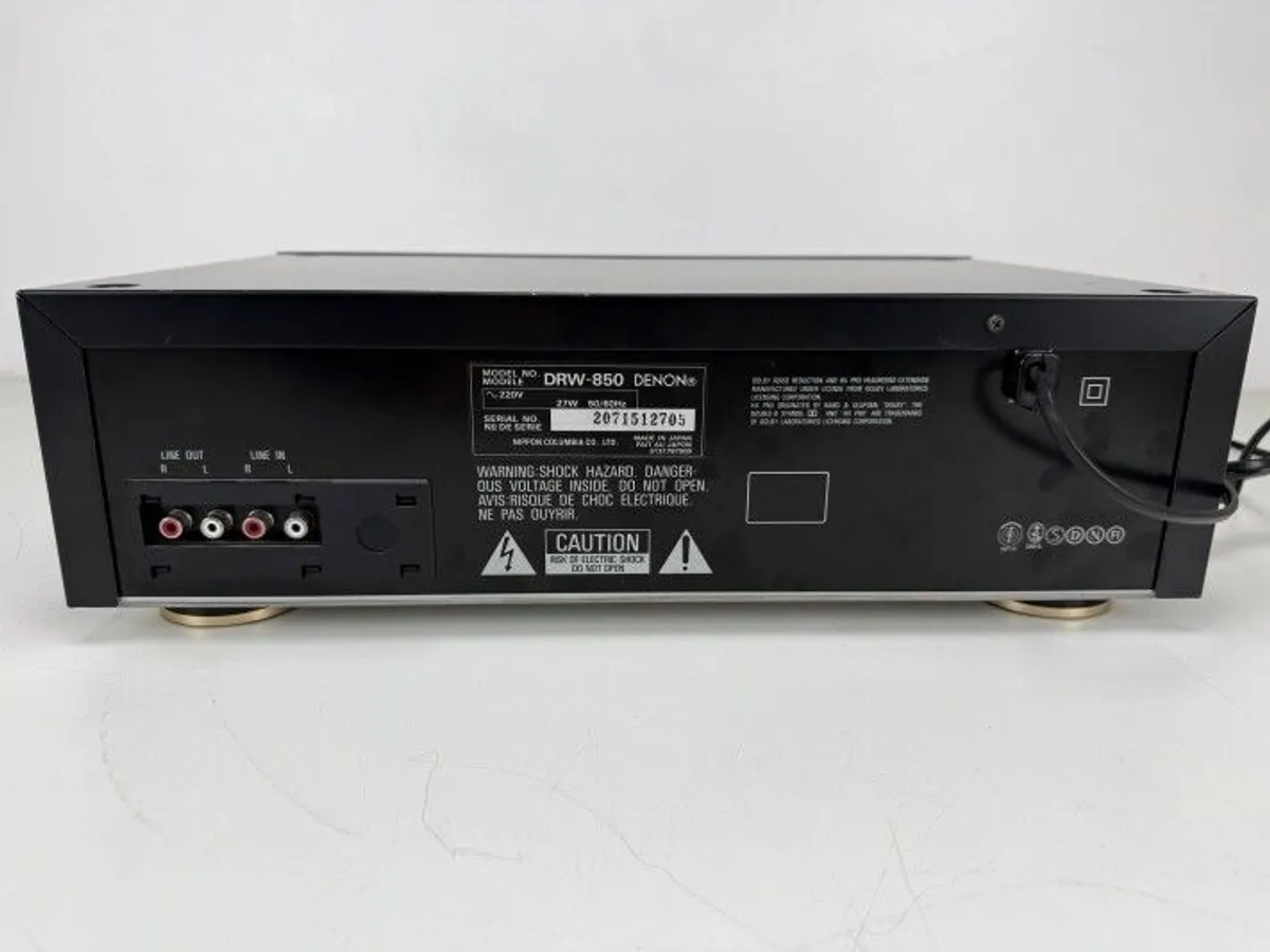 Top - High Quality  Vintage Amazing Denon Drw850 - Stereo-double- Cassette-deck - Image 2